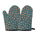 Baby Fox Pattern Print Oven Mitts