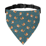 Baby Fox Pattern Print Over The Collar Dog Bandana