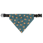Baby Fox Pattern Print Over The Collar Dog Bandana