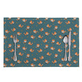 Baby Fox Pattern Print Placemat