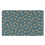 Baby Fox Pattern Print Polyester Doormat