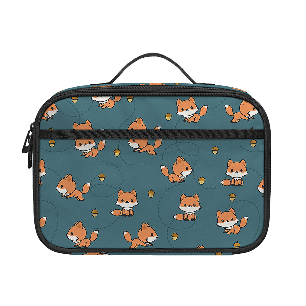 Baby Fox Pattern Print Portable Lunch Bag