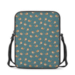 Baby Fox Pattern Print Rectangular Crossbody Bag