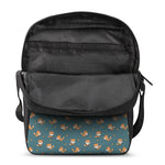 Baby Fox Pattern Print Rectangular Crossbody Bag