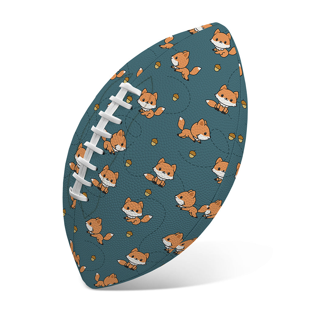 Baby Fox Pattern Print Rugby Ball