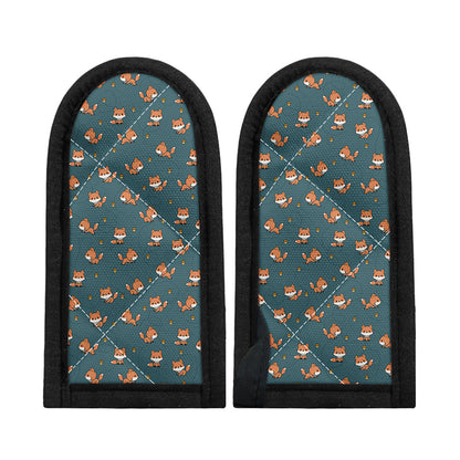 Baby Fox Pattern Print Skillet Handle Cover
