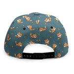 Baby Fox Pattern Print Snapback Cap