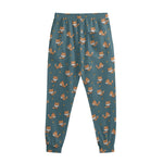 Baby Fox Pattern Print Sweatpants