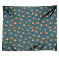 Baby Fox Pattern Print Tapestry