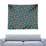 Baby Fox Pattern Print Tapestry