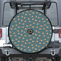 Baby Fox Pattern Print Tire Cover With Camera Hole