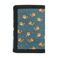 Baby Fox Pattern Print Trifold Wallet