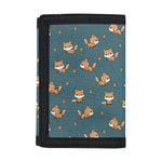 Baby Fox Pattern Print Trifold Wallet