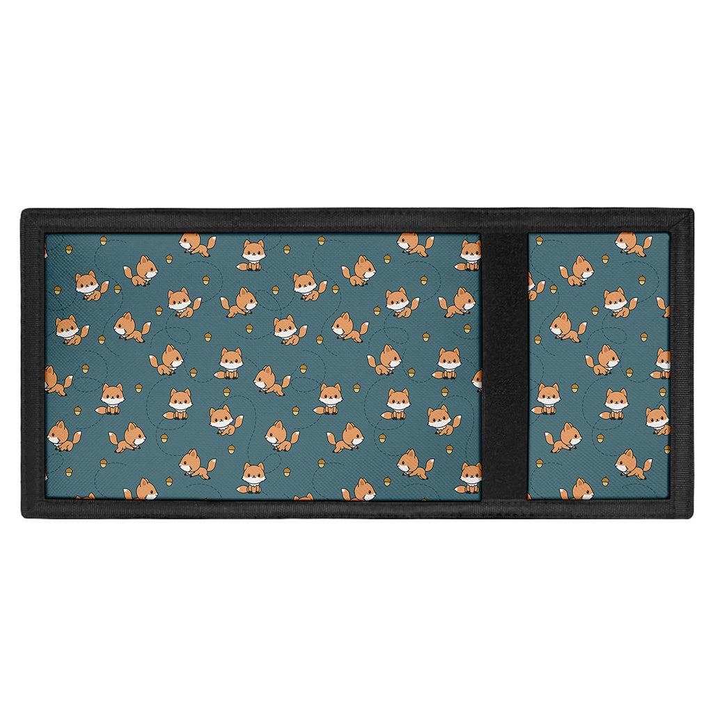 Baby Fox Pattern Print Trifold Wallet