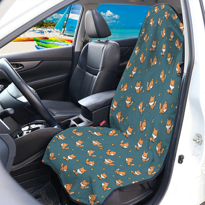 Baby Fox Pattern Print Waterproof Car Seat Cover