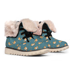 Baby Fox Pattern Print Winter Boots