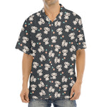 Baby Koala And Floral Pattern Print Aloha Shirt