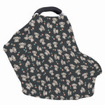 Baby Koala And Floral Pattern Print Baby Seat Cover