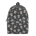 Baby Koala And Floral Pattern Print School Backpack