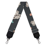 Baby Koala And Floral Pattern Print Bag Strap