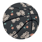 Baby Koala And Floral Pattern Print Basketball