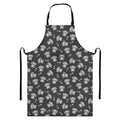 Baby Koala And Floral Pattern Print Bib Apron With Pocket