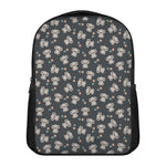 Baby Koala And Floral Pattern Print Casual Backpack