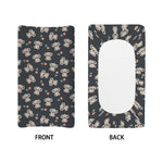 Baby Koala And Floral Pattern Print Changing Pad Cover