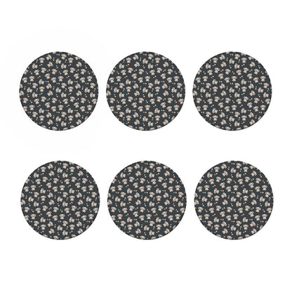 Baby Koala And Floral Pattern Print Coaster Set