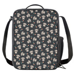 Baby Koala And Floral Pattern Print Crossbody Lunch Bag