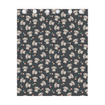 Baby Koala And Floral Pattern Print Curtain