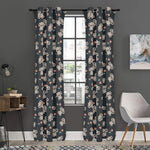 Baby Koala And Floral Pattern Print Curtain