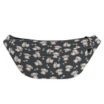 Baby Koala And Floral Pattern Print Fanny Pack