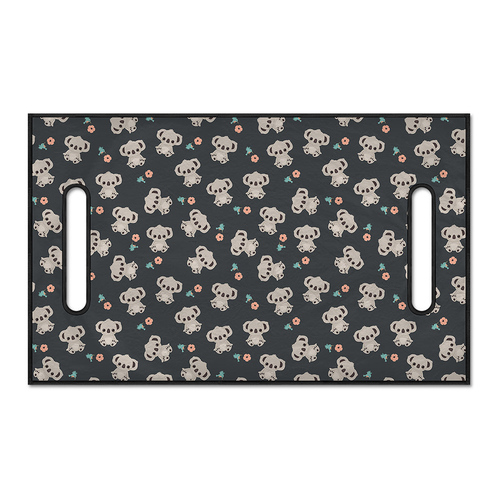 Baby Koala And Floral Pattern Print Golf Cart Seat Cover
