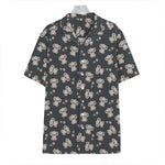 Baby Koala And Floral Pattern Print Hawaiian Shirt