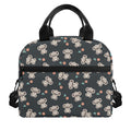 Baby Koala And Floral Pattern Print Insulated Lunch Bag