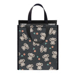 Baby Koala And Floral Pattern Print Insulated Lunch Tote