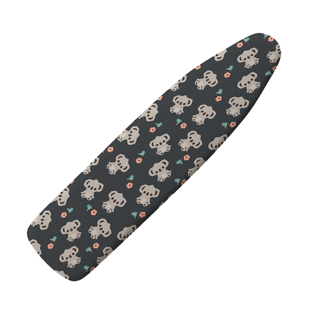 Baby Koala And Floral Pattern Print Ironing Board Cover