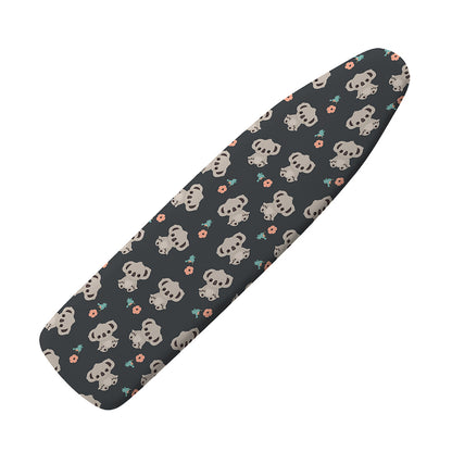 Baby Koala And Floral Pattern Print Ironing Board Cover