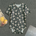 Baby Koala And Floral Pattern Print Men's Bodysuit