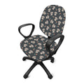 Baby Koala And Floral Pattern Print Office Chair Cover