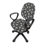 Baby Koala And Floral Pattern Print Office Chair Cover