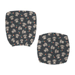 Baby Koala And Floral Pattern Print Office Chair Cover