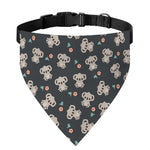 Baby Koala And Floral Pattern Print Over The Collar Dog Bandana