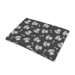 Baby Koala And Floral Pattern Print Pet Cooling Mat Cover