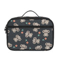 Baby Koala And Floral Pattern Print Portable Lunch Bag