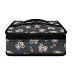 Baby Koala And Floral Pattern Print Small Lunch Bag