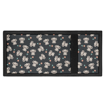 Baby Koala And Floral Pattern Print Trifold Wallet