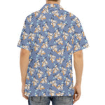 Baby Koala Pattern Print Aloha Shirt
