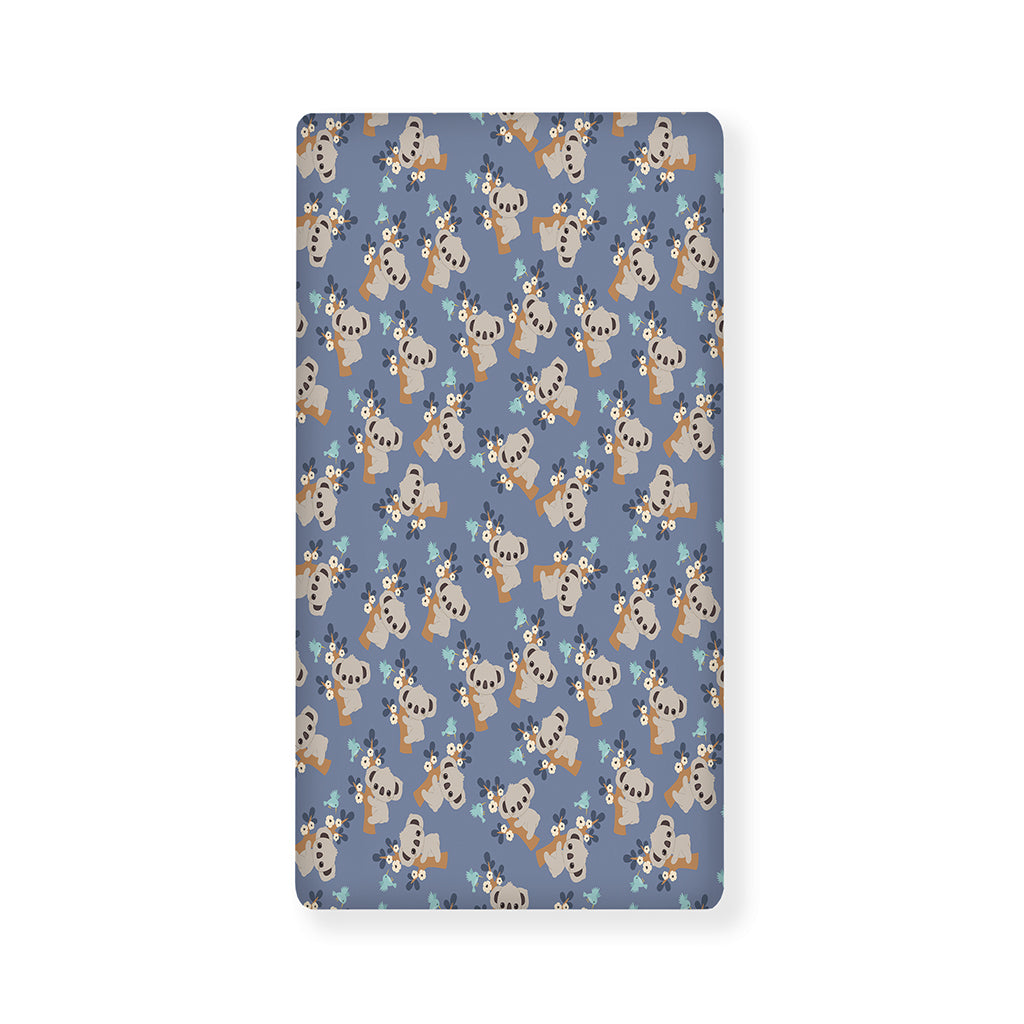 Baby Koala Pattern Print Baby Crib Sheet